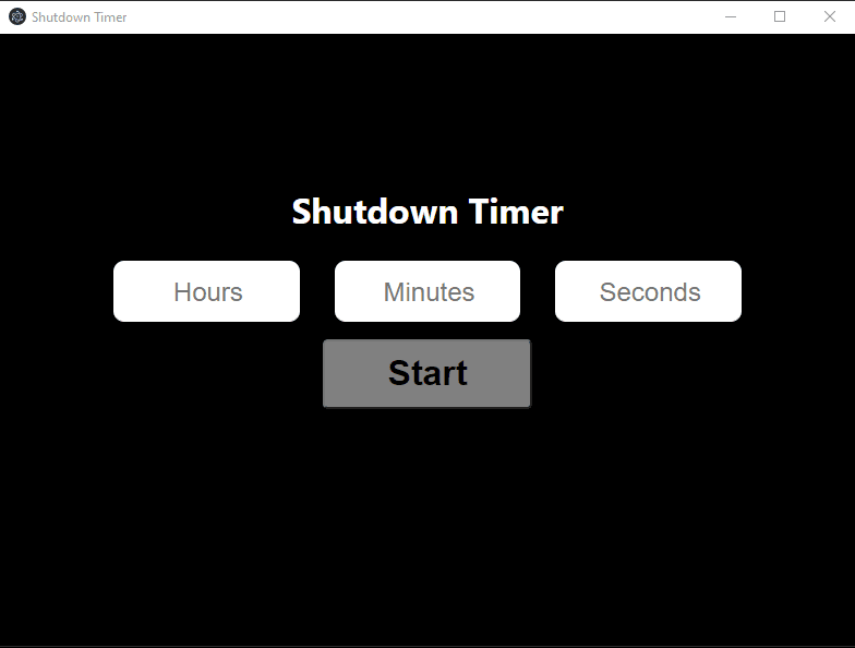 Shutdown Timer