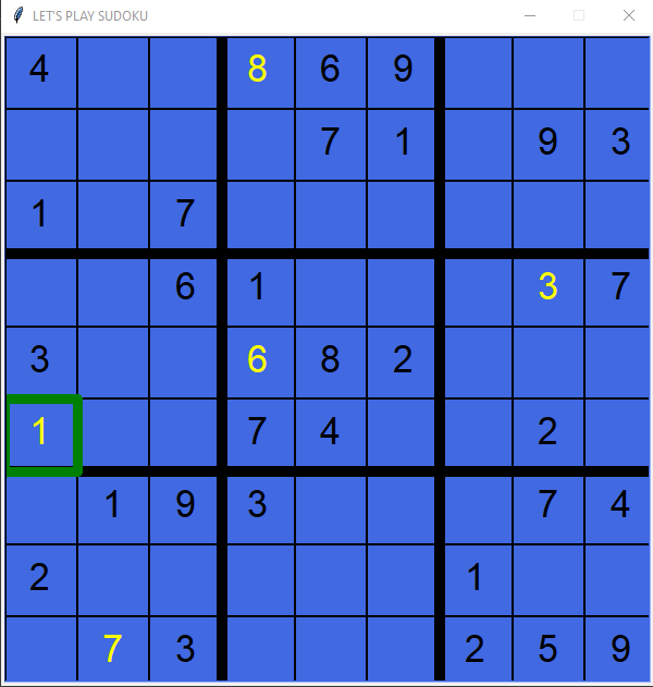 Python Sudoku